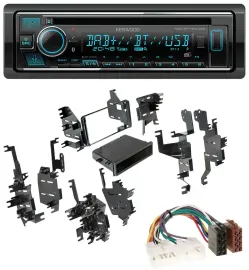 Автомагнитола Kenwood CD, Bluetooth, DAB, USB для Toyota RAV4/Celica/MR2 Spyder
