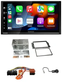 Kenwood DAB USB Bluetooth 2DIN MP3 Autoradio für Cadillac BLS (2006-2010)