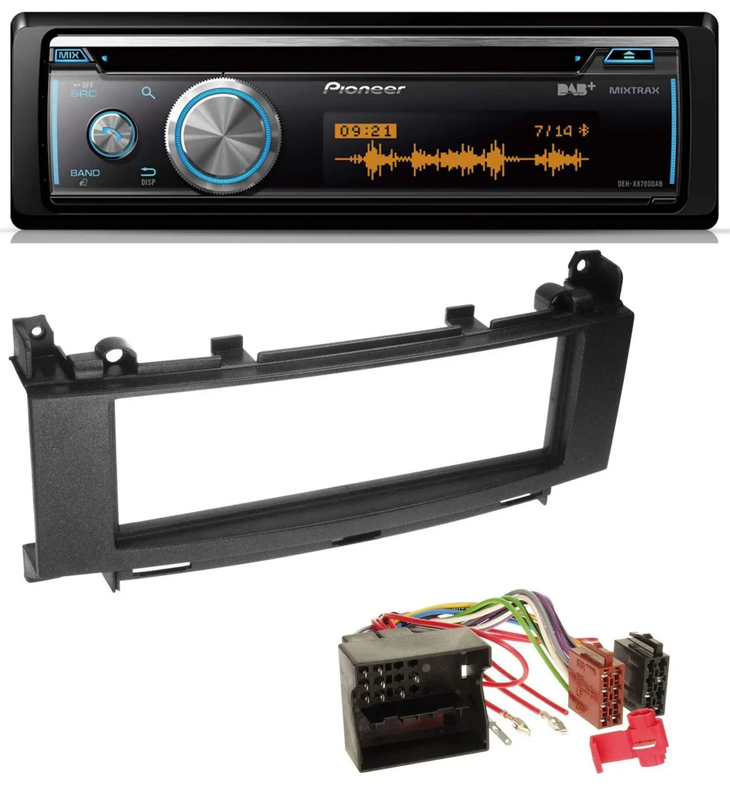 Автомагнитола для Mercedes A-Class W169 и B-Class W Pioneer MP3, DAB, USB, CD, Bluetooth