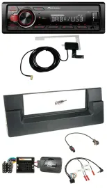 Pioneer 1DIN MP3 DAB USB Lenkrad Autoradio für BMW 5er E39 2001-2004 Quadlock