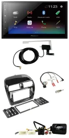 Pioneer DAB Lenkrad Bluetooth 2DIN USB Autoradio für Mitsubishi Mirage SpaceStar