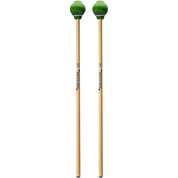 Mike Balter Pro Vibe Series Rattan Mallets 22 Green Cord Medium Hard