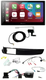 Pioneer USB Bluetooth DAB Lenkrad 2DIN Autoradio für Alfa Giulietta 940 10-14 sc