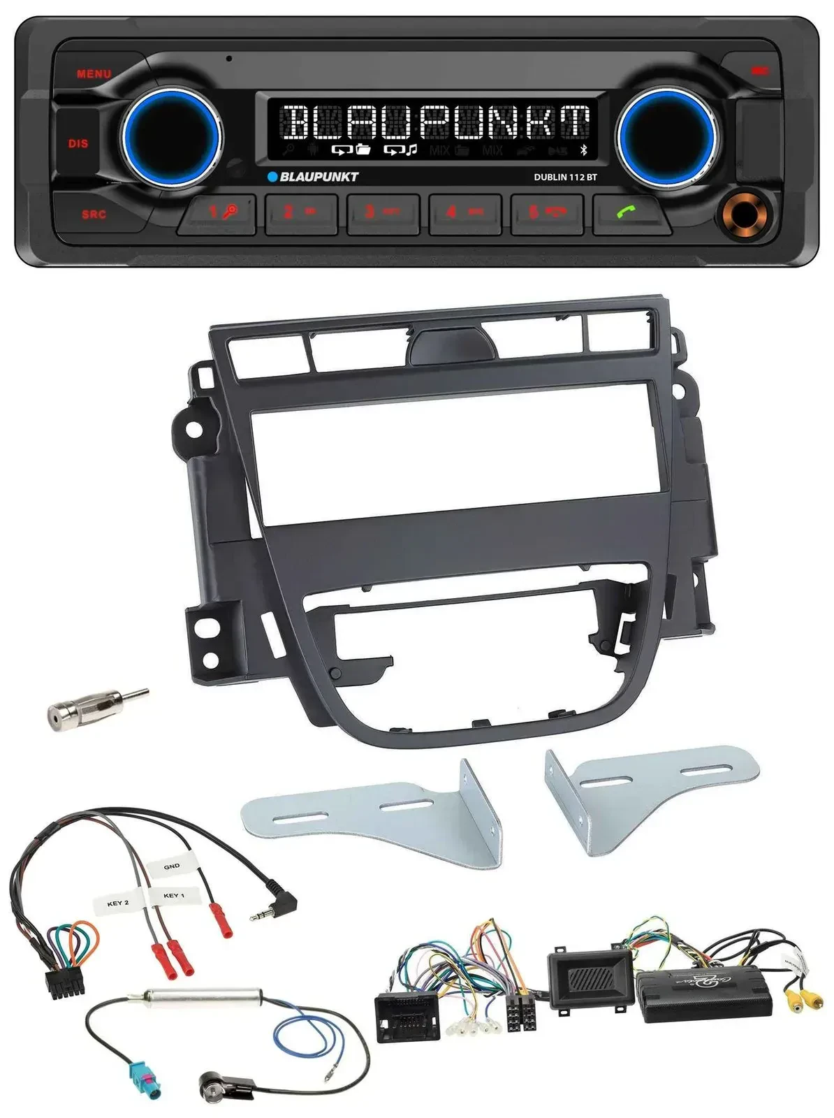 Blaupunkt MP3 Bluetooth USB Lenkrad Autoradio für Opel Meriva B ab 2010