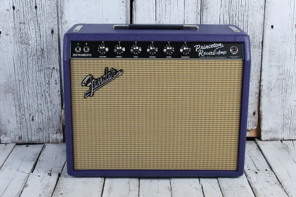 Fender LTD '65 Princeton Reverb Greenback / Plum Electric Guitar Amplifier