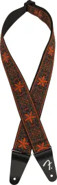 FENDER Pasadena Woven Strap, Orange Wallflower, 2"