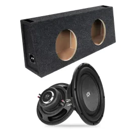 Dual 12" Vented Truck Enclosure with (2) Mount Shallow Subwoofers