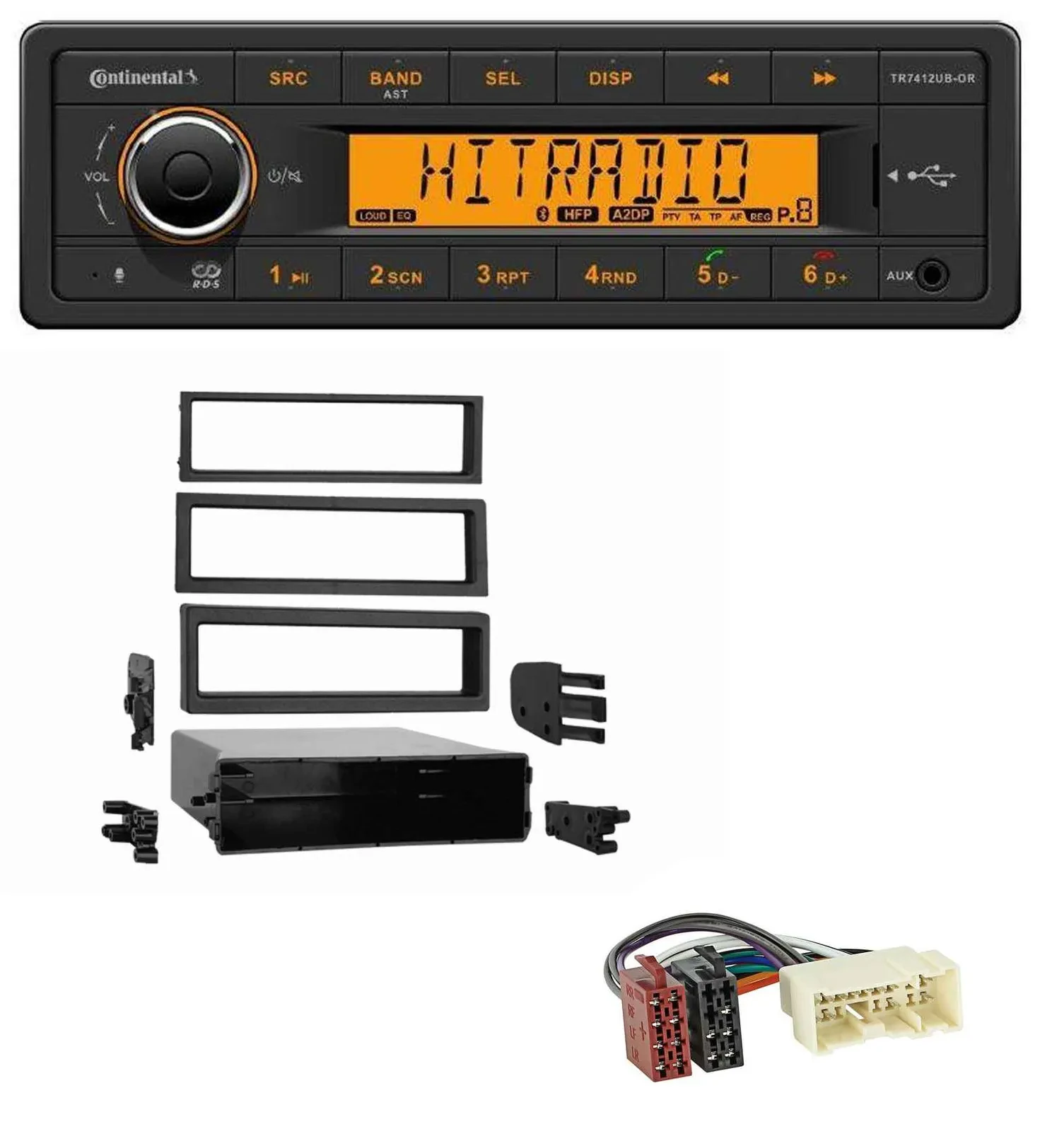Автомагнитола для Nissan Xterra (2000–2004) Continental MP3, Bluetooth, AUX, USB