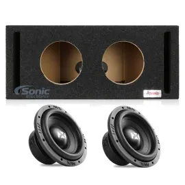 NVX ESW84 200W RMS Single 4-Ohm 8" Subwoofer w/ Enclosure (8DQV)