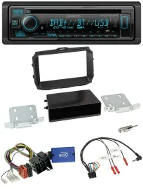Автомагнитола для Alfa Romeo Giulietta Kenwood Bluetooth DAB CD USB (совместима с кнопками на руле)