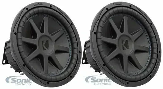 Сабвуфер пассивный для автомобиля Kicker 44CVX124 Comp VX 12" 750W RMS, Dual 4 Ohm (набор, 2 шт.)