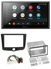 Автомагнитола Pioneer для Toyota Yaris (1999–2003) 2DIN, DAB, USB, Bluetooth, MP3