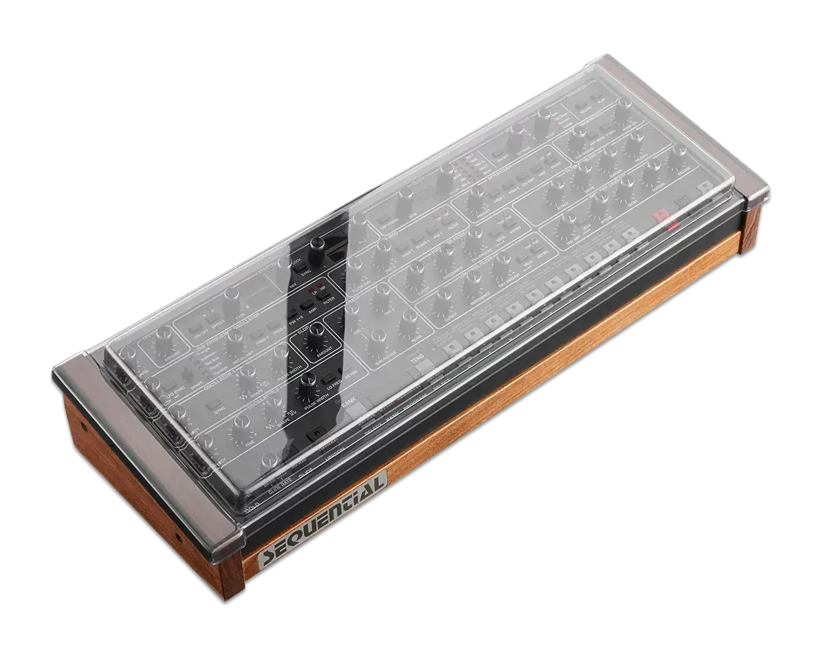 Защитная крышка для музыкального оборудования Decksaver Dave Smith Prophet 6 Smoked