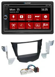 Blaupunkt Bluetooth DAB 2DIN USB DVD MP3 Autoradio für Hyundai Veloster FS ab 20