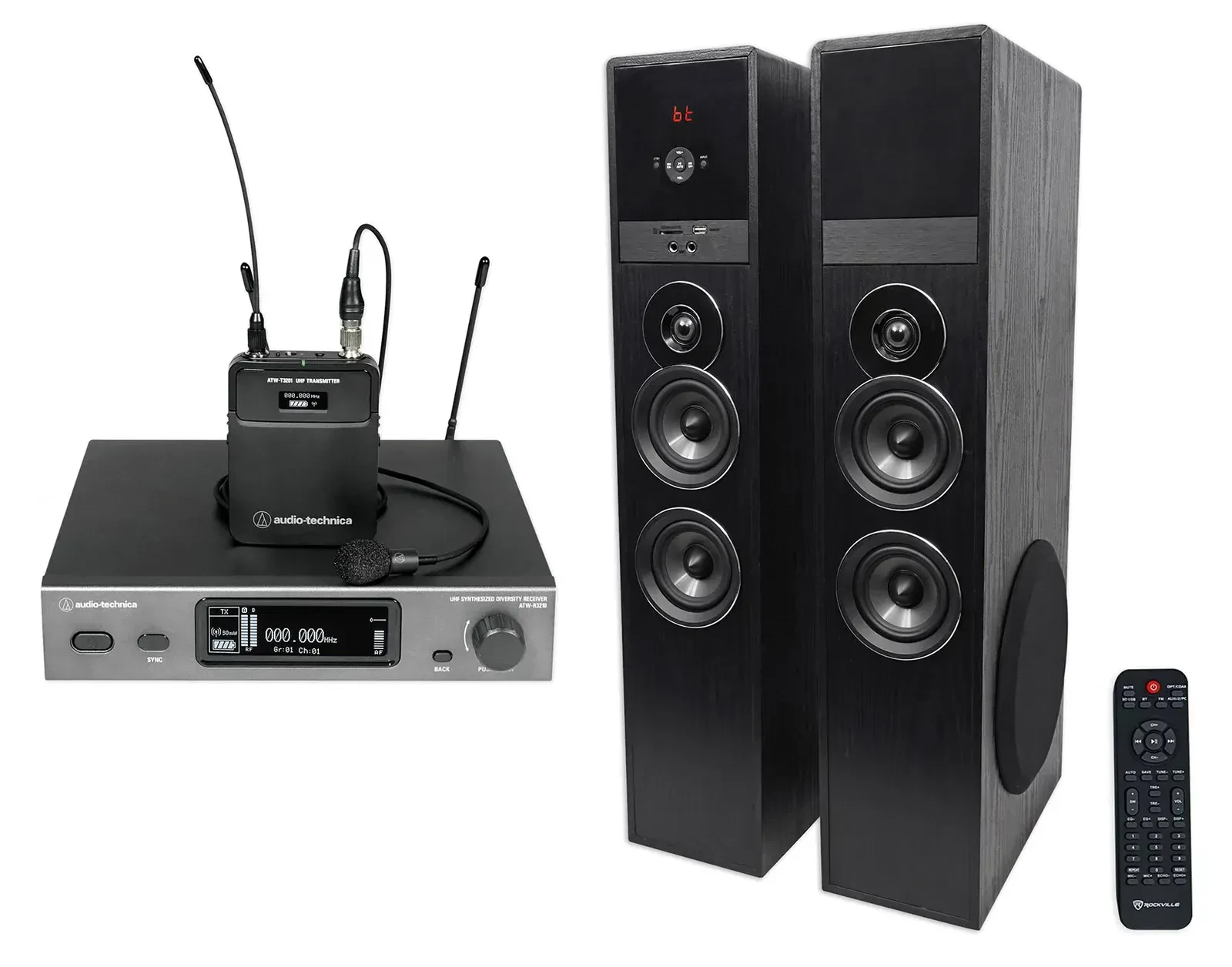 Микрофонная радиосистема Audio-technica ATW-3211/831DE2 с петличным микрофоном (набор)