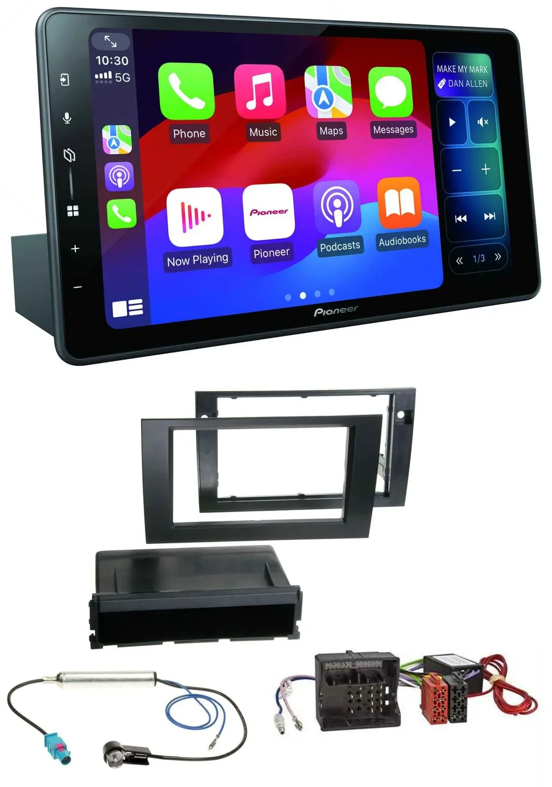 Pioneer Bluetooth DAB MP3 USB Autoradio für Audi A4 B7 04-08 Symphony Aktivsyste