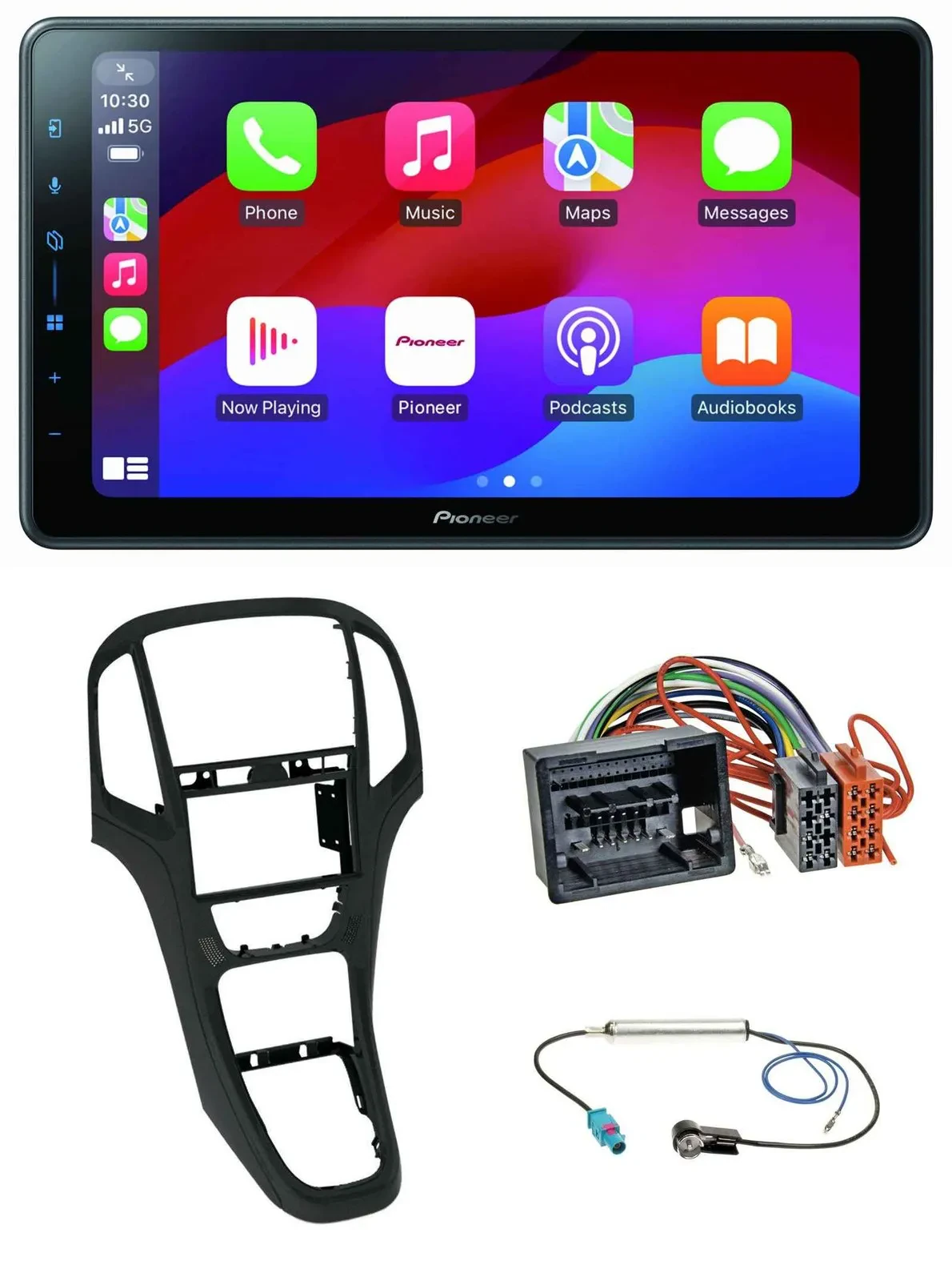 Pioneer Bluetooth 2DIN USB MP3 DAB Autoradio für Opel Astra J ab 12/09 Perlschwa