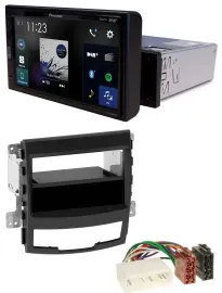 Автомагнитола для SsangYong Korando (2010–2013) Pioneer DAB, Bluetooth, USB, MP3