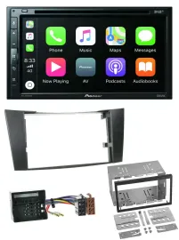 Pioneer DVD 2DIN MP3 DAB Bluetooth USB Autoradio für Mercedes CLS E-Klasse W211