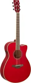 Трансакустическая гитара Yamaha FSC-TA Transacoustic Ruby Red