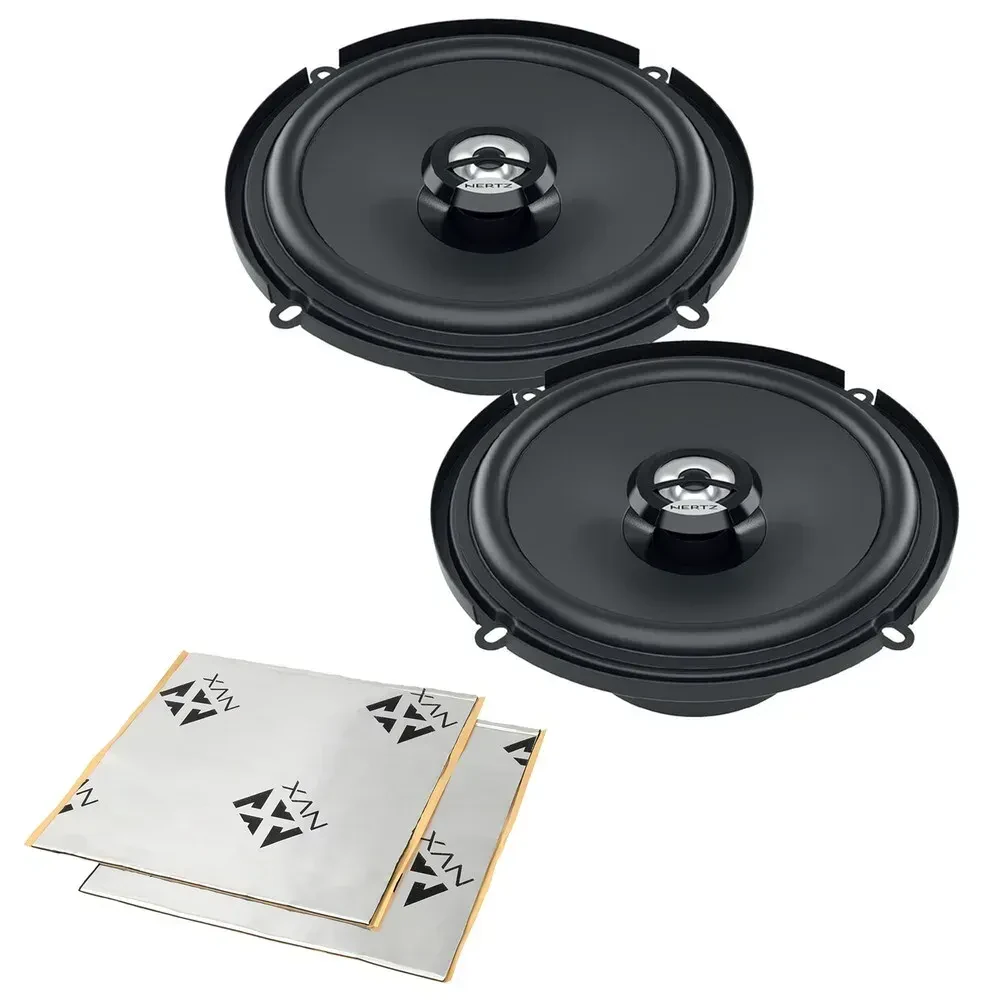 Hertz DCX160.3 120W RMS 6" Power Series Speakers with Sound Damping (2 Pairs)