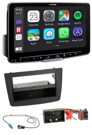 Alpine Bluetooth MP3 USB DAB Autoradio für Alfa Romeo Mito 955 ab 14 schwarz