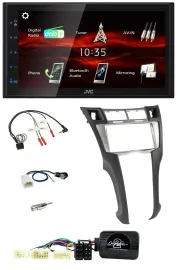 JVC USB Bluetooth Lenkrad DAB 2DIN Autoradio für Toyota Yaris 2006-2011