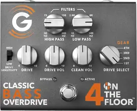 Педаль эффектов для бас-гитары Genzler 4 On The Floor Classic Bass Overdrive