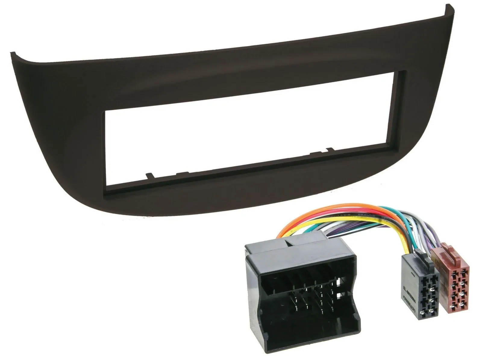 Einbauset DIN Autoradio für Renault Twingo (07-14) schwarz