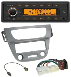 VDO AUX USB Bluetooth MP3 Autoradio für Renault Megane 3 (12-14) - grau