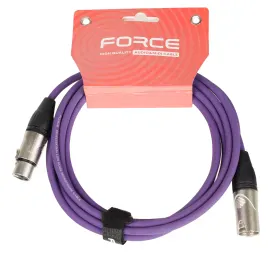 Микрофонный кабель Force FMC-05/3 VT Purple 3 м