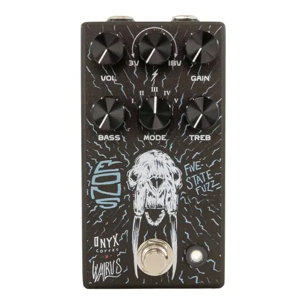 Педаль эффектов для электрогитары Walrus Audio Eons Five-State Fuzz Effects Pedal, Onyx Limited Edition