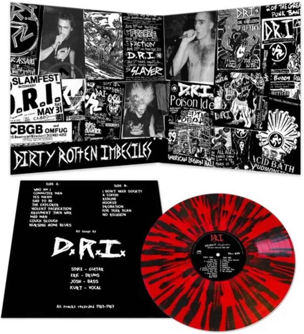 D.R.I. - Violent Pacification & More Rotten Hits 1983-1987 [Red Splatter Vinyl]