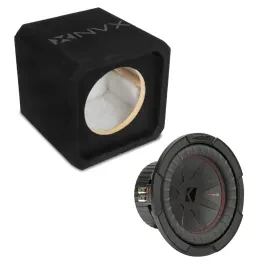 Сабвуфер пассивный NVX NE81S_48CWR82 8", закрытый, 3/4" MDF, 1 динамик, с сабвуфером CompRT