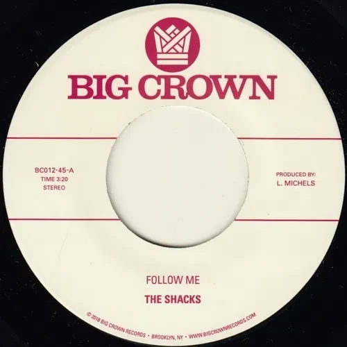 Виниловая пластинка Shacks - Follow Me / Texas [New 7" Vinyl]