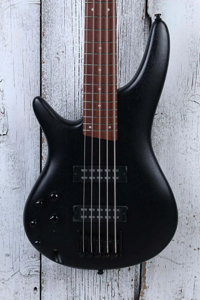 Ibanez SR305EBL Left Handed 5 String Electric Bass Guitar Weathered Black