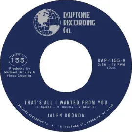 Виниловая пластинка Jalen Ngonda – That's All I Wanted From You / So Glad I Found You Релиз 2024