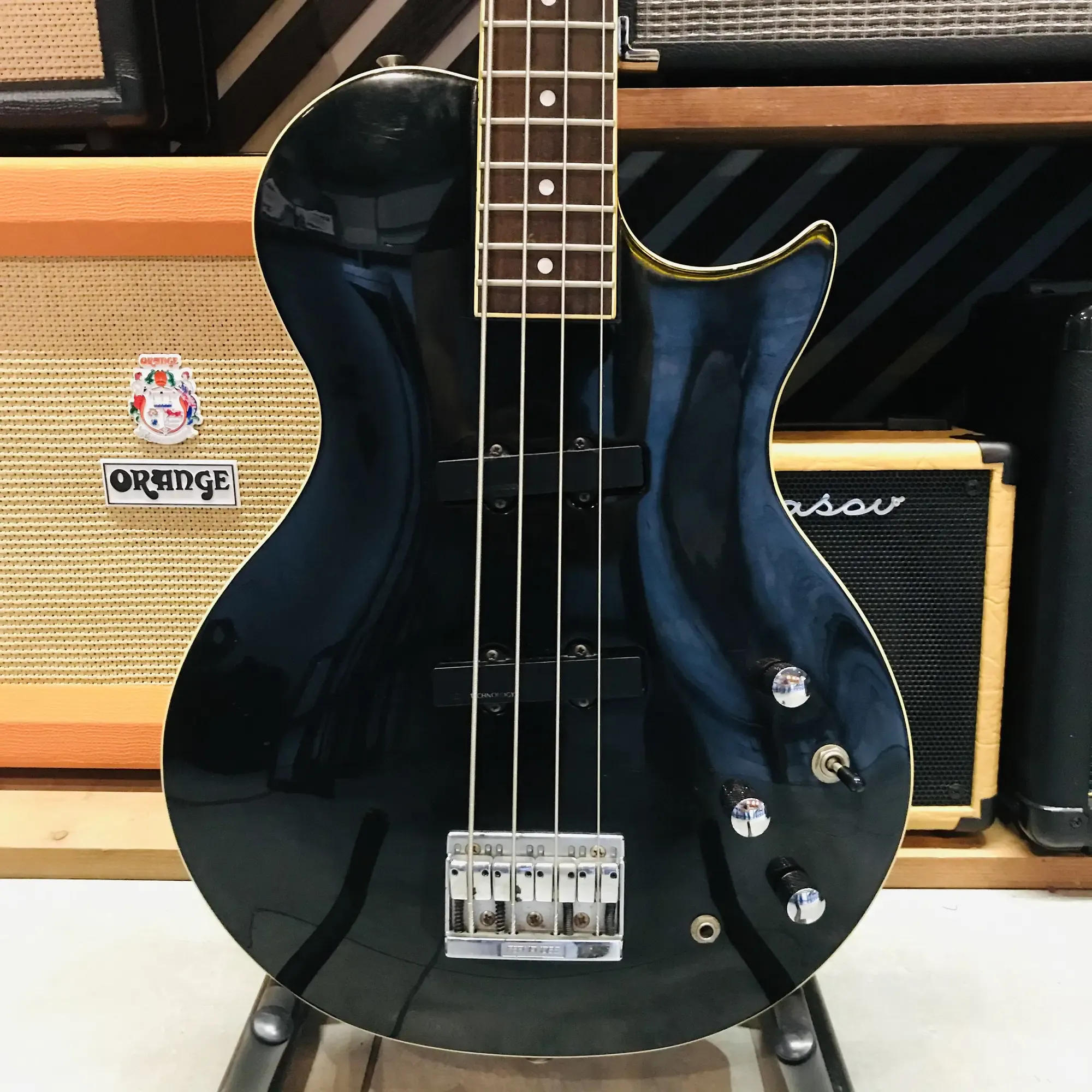 Бас-гитара Burny LSB-120 SS Black  Japan 1992