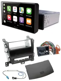 Pioneer Bluetooth MP3 DAB USB Autoradio für Opel Zafira Tourer ab 12 jet black