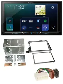Pioneer MP3 Bluetooth USB 2DIN DAB Autoradio für SSangYong Actyon Kyron 2006-201