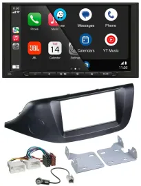 JBL MP3 DAB Bluetooth USB 2DIN Autoradio für Kia Ceed (ab 12) schwarz