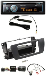 Pioneer CD USB Bluetooth DAB Lenkrad Autoradio für Seat Ibiza nitschwarz