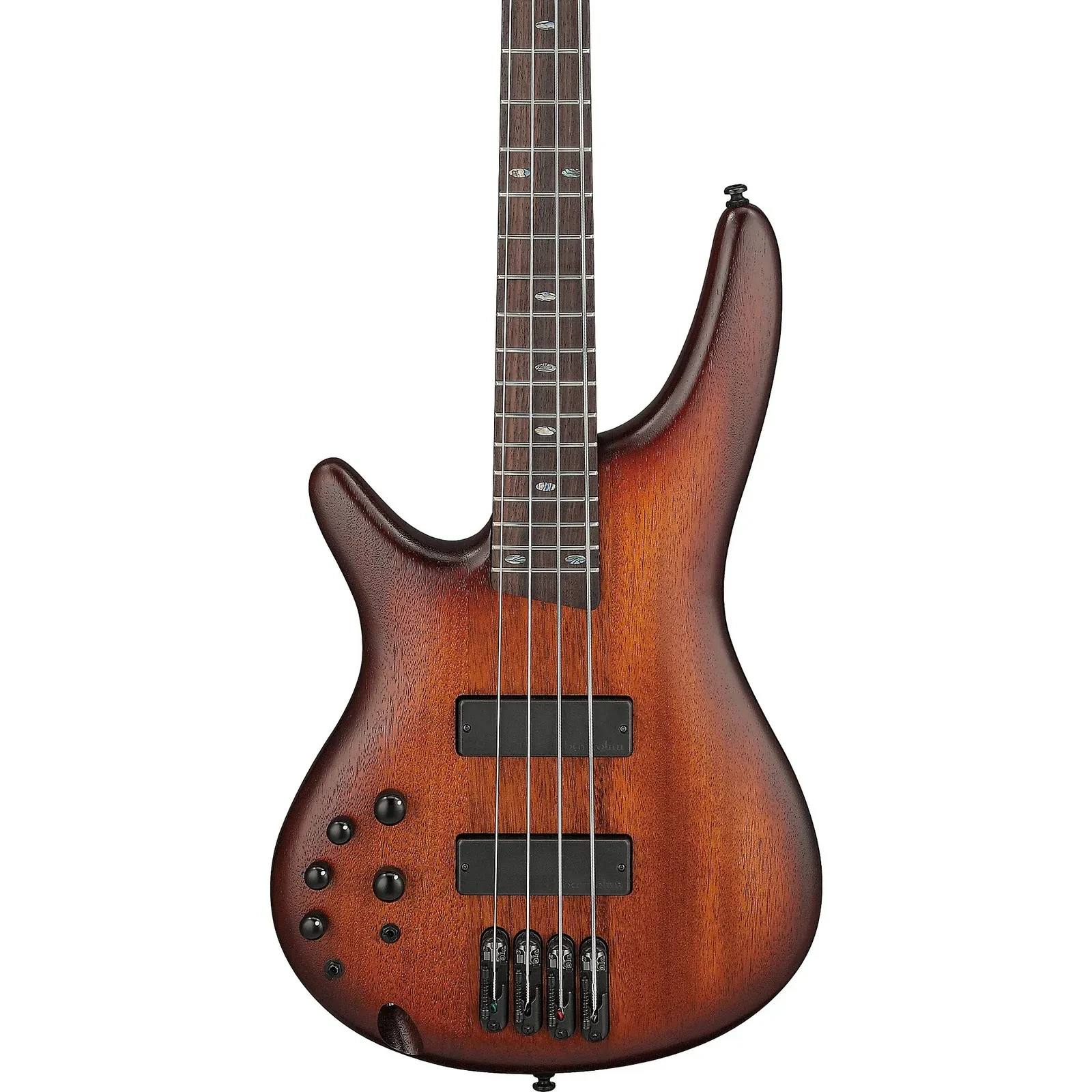 Ibanez SR500AL STD Left-Handed 4-S Bass Guitar, Rosewood, Mahogany Brown Burst