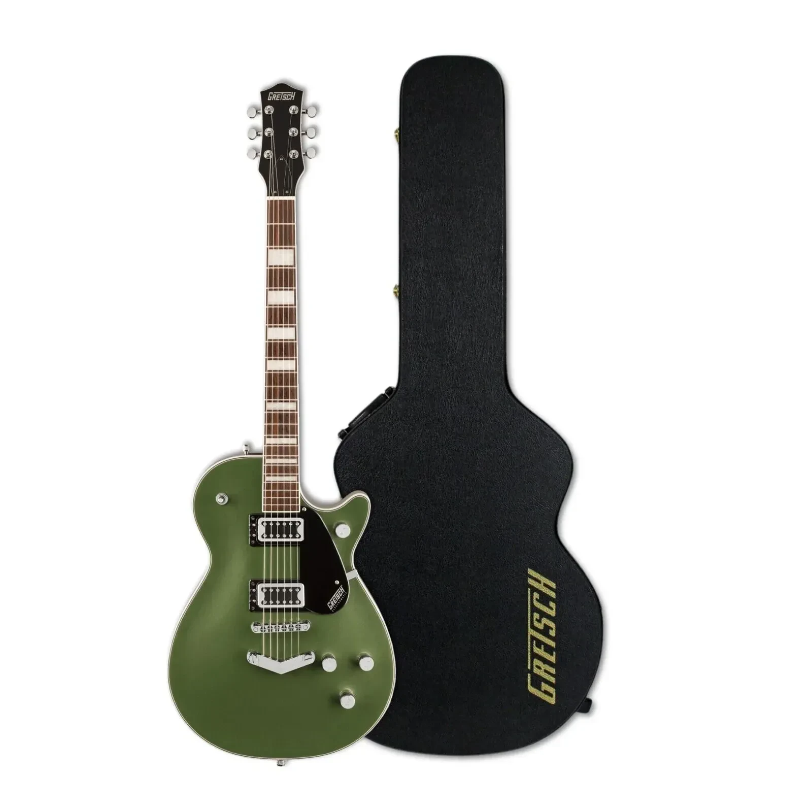 Электрогитара Gretsch G5220 Electromatic Jet BT Single Cut, цвет оливковый металлик (набор)