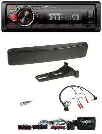 Pioneer MP3 1DIN DAB USB Lenkrad Autoradio für Ford Focus Mondeo schwarz