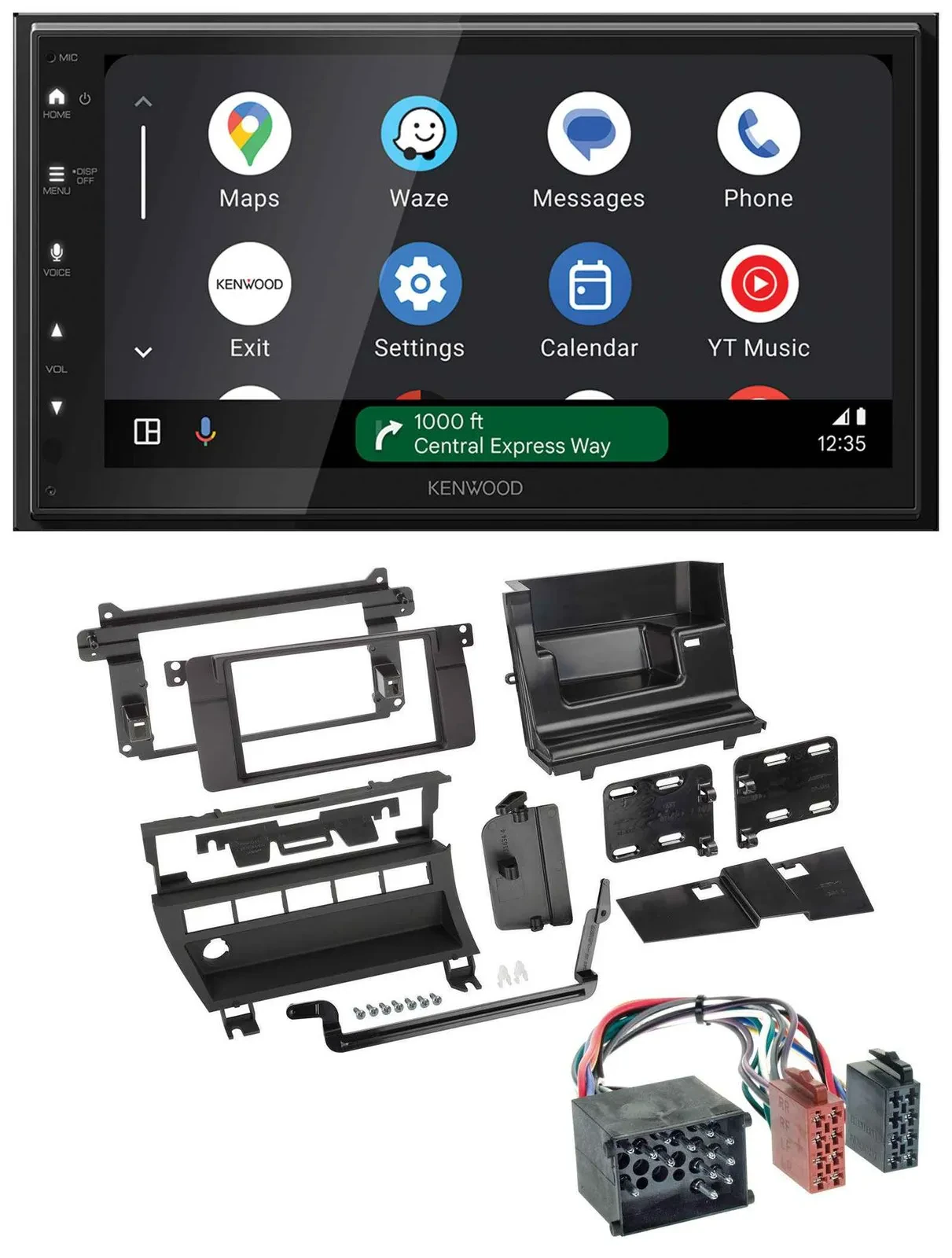 Kenwood DAB Bluetooth USB MP3 2DIN Autoradio für BMW 3er 1999-2001 5 Schalteröff