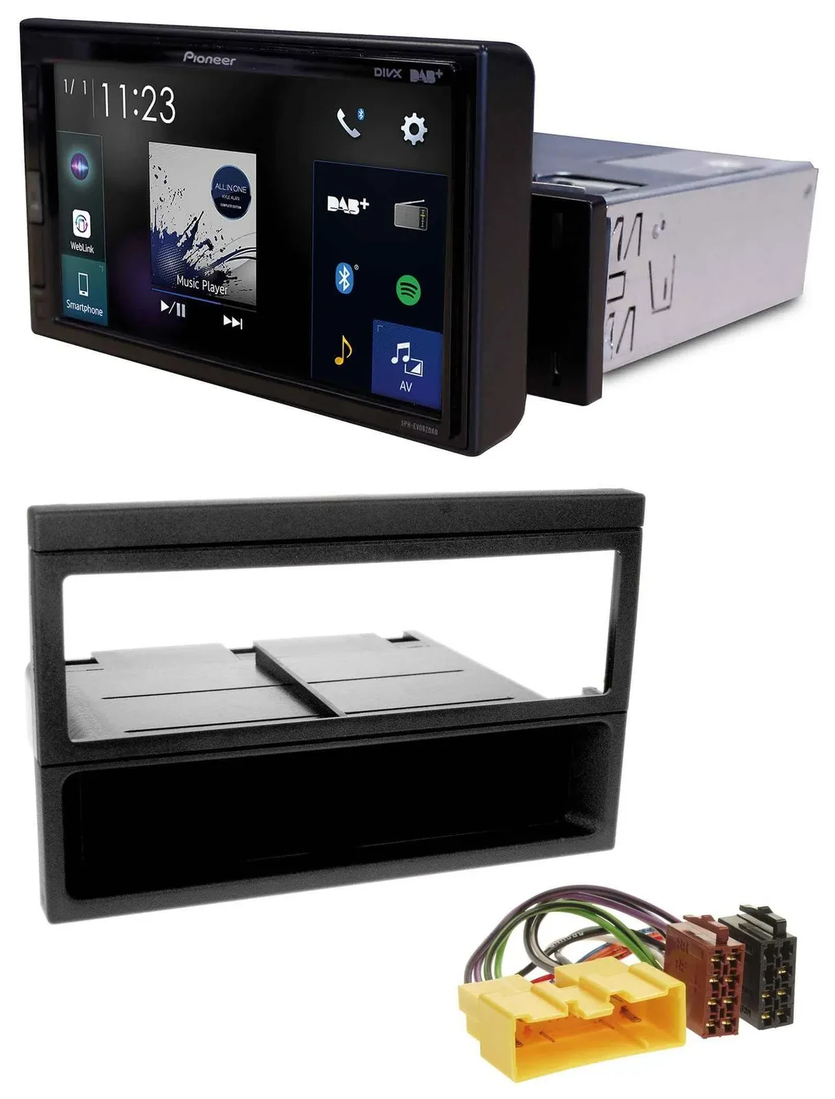 Pioneer DAB MP3 Bluetooth USB Autoradio für Mazda MX-5, 626F, 323L, 323K