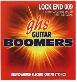 Струны для электрогитары GHS Strings LE-GBXL Lock End Boomers 9-42