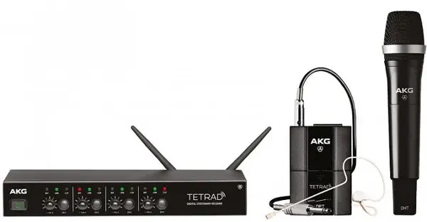Цифровая радиосистема с ручным микрофоном AKG DMS Tetrad Mixed Set