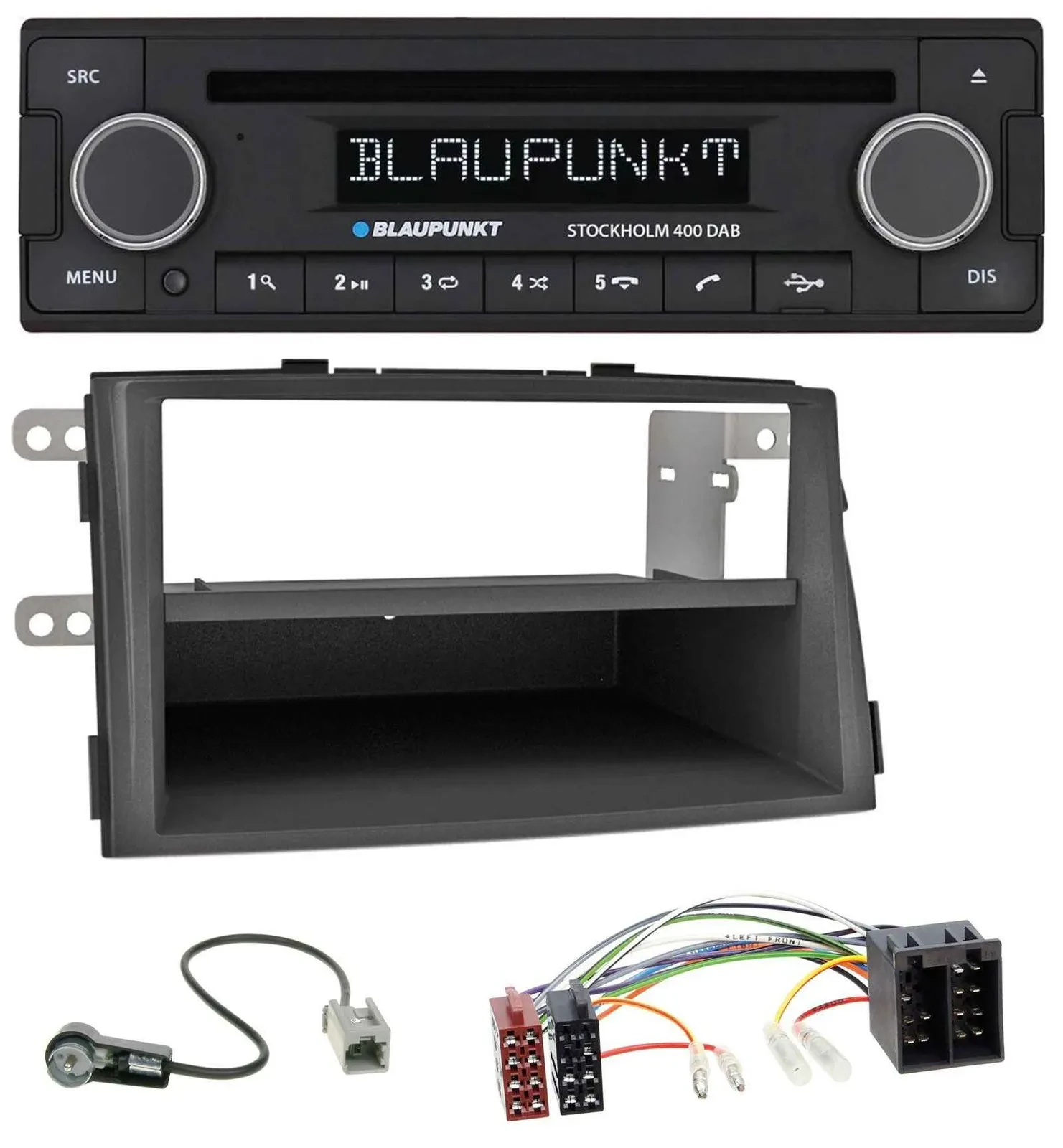 Blaupunkt MP3 Bluetooth DAB CD USB Autoradio für Kia Sorento II (XM, 2009-2012)